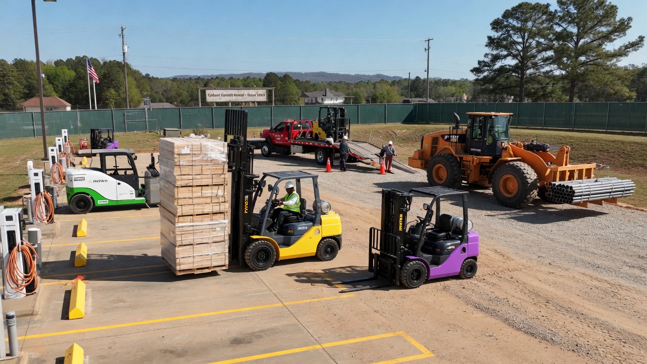 High-quality forklift rental service in Colbert AL with a variety of models