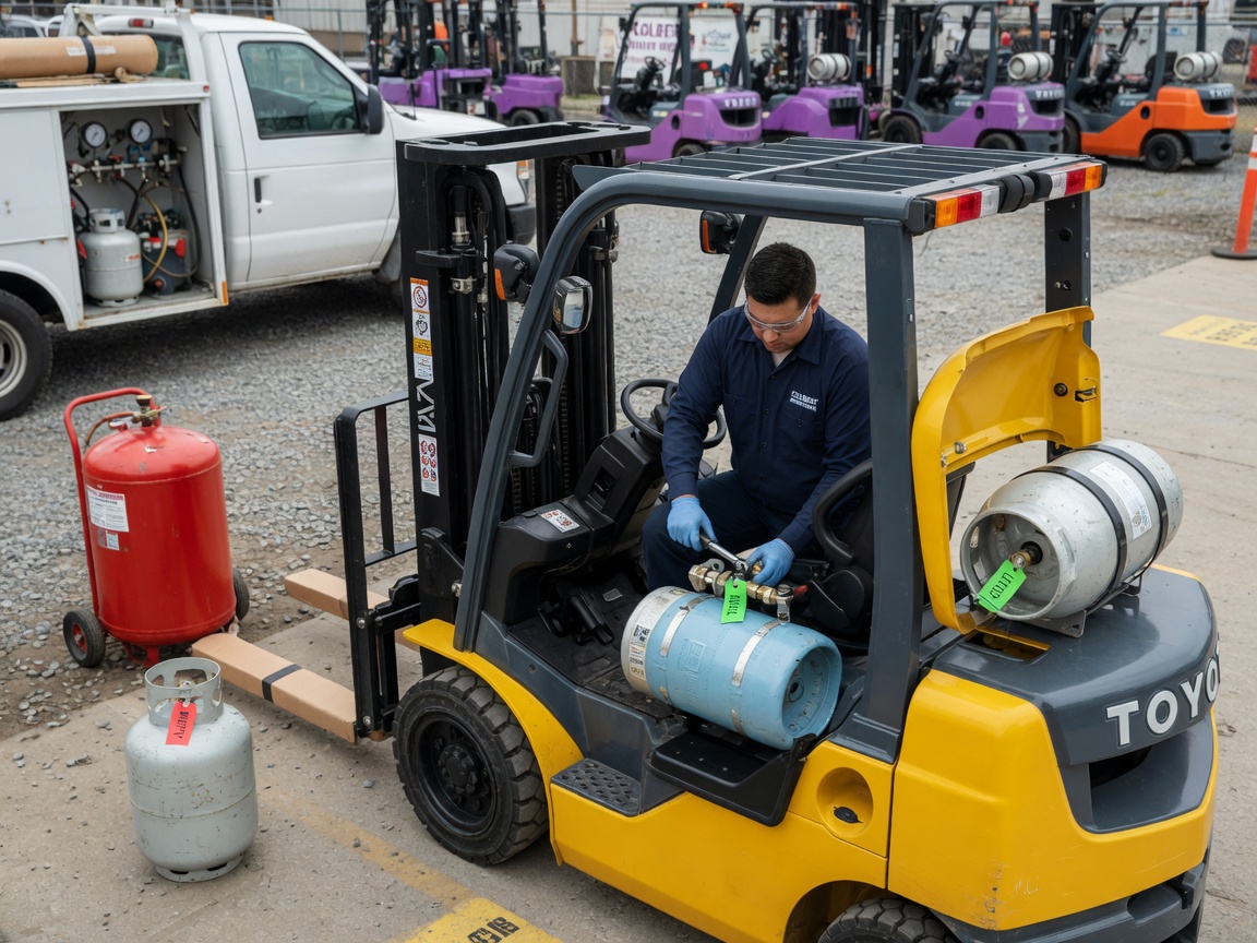 Propane Forklift Rental services