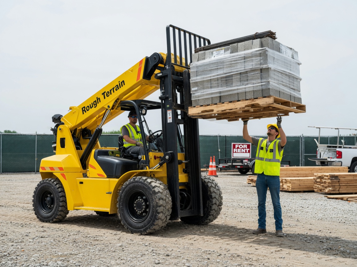 Rough Terrain Forklift Rental services